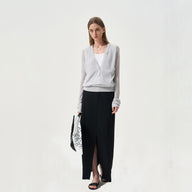 Breathable and Lightweight Knit Patchwork Sweater