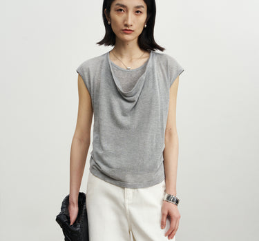Modern Faux Layered Knit Tank Top