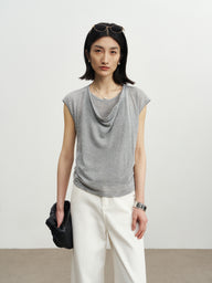 Modern Faux Layered Knit Tank Top