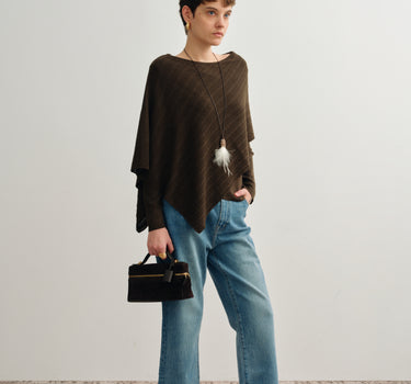 Asymmetrical Shawl Two-Piece Set