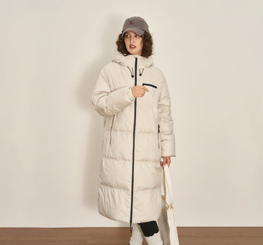 Women’s Matte Waterproof Hooded Down Coat