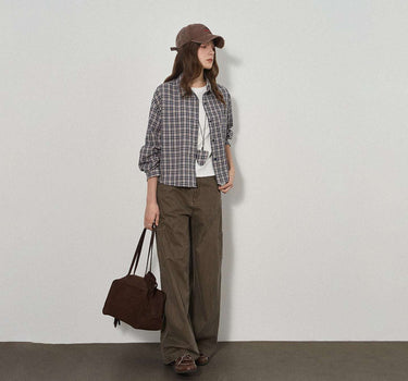 Classic Retro Plaid Shirt with Vintage Charm