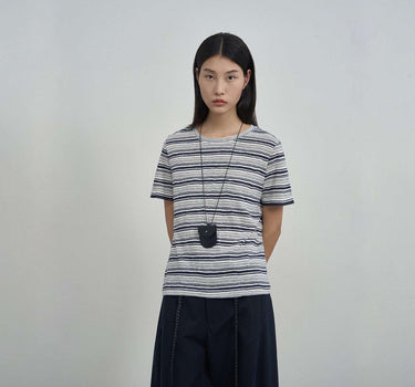 Striped Crew Neck T-Shirt for Effortless Style