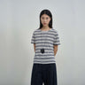 Striped Crew Neck T-Shirt for Effortless Style