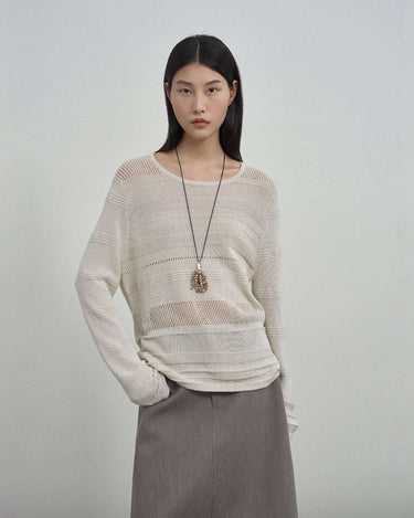 Drapey Long-Sleeve Knit for All Shapes