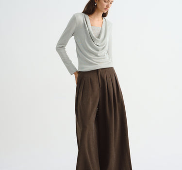High-Rise Voluminous Wide-Leg Pants