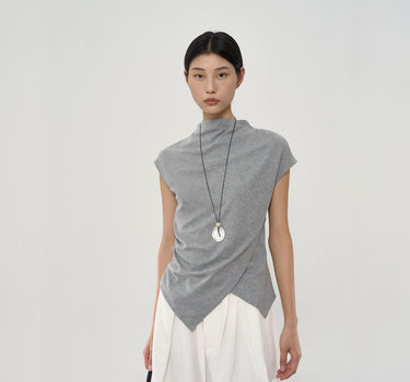 Asymmetrical Hem Designer Top