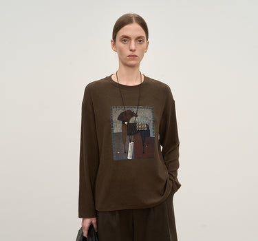 Modern Casual Patchwork Pony Shirt