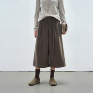 Soft Drapey High-Waist Winter Pants