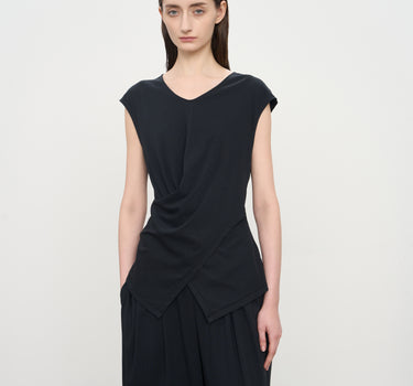 Asymmetrical Tank Top and Leggings Set