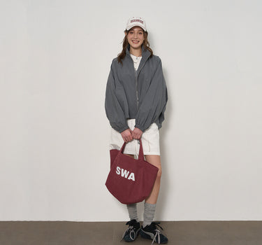 Casual Cropped Windbreaker Outerwear