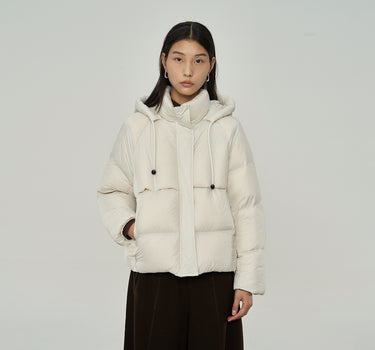 Winter Stand Collar Zipper Down Jacket