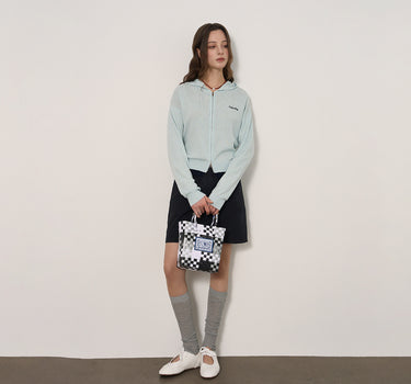Embroidered Color-Block Sweater: A Blend of Style and Comfort