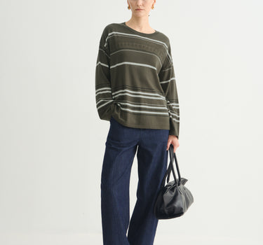Lightweight Long Sleeve Knit Top for Women