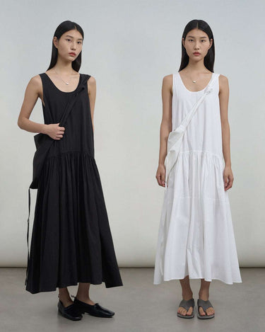 Sleeveless Summer Dress with Handbag