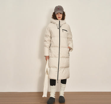 Women’s Matte Waterproof Hooded Down Coat