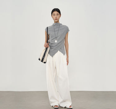 Asymmetrical Hem Designer Top