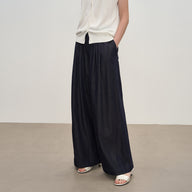 High-Waisted Denim-Style Pants That Flatter and Breathe