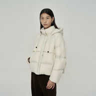 Winter Stand Collar Zipper Down Jacket