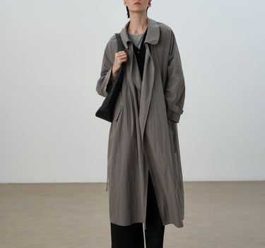 Stand Collar Trench: A Sleek Wardrobe Essential