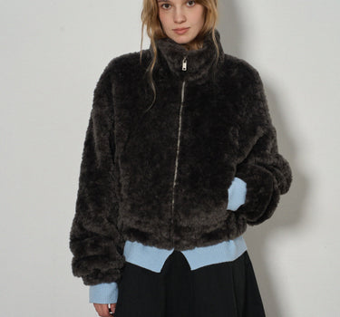 Elegant Cozy Short Fleece Jacket