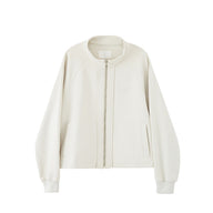 Women’s Relaxed Fit Stand Collar Jacket