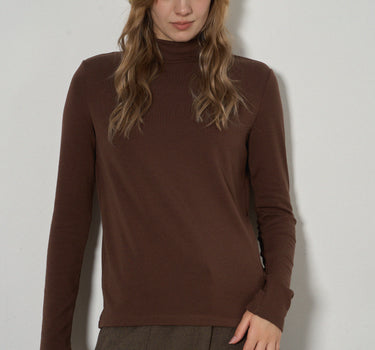 Women’s Half-Turtleneck Lightweight Thermal Top