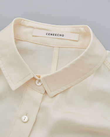 Sleek Tailored Acetate Blouse