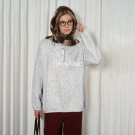 Versatile Retro-Style Oversized Button Shirt