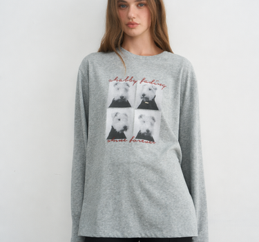 Vintage Nine-Grid Graphic T-Shirt