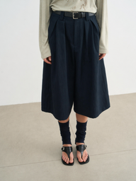Relaxed Pleated Casual Pants