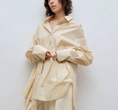 Versatile Tie-Waist Long-Sleeved Shirt for Effortless Style