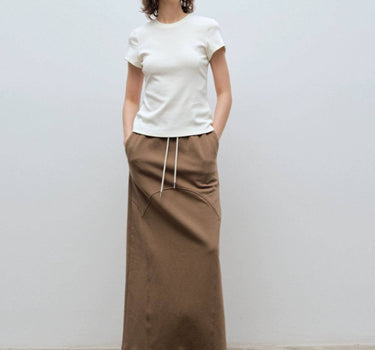 Rear Slit Half-Body Skirt | Chic & Sophisticated