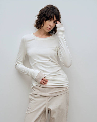 Premium Tencel Wool Blend Crew Neck Base Layer