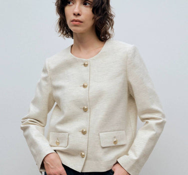 French Chic and Comfort Combined in This Round Neck Top