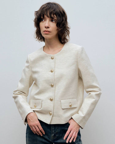 French Chic and Comfort Combined in This Round Neck Top