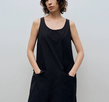 Round Neck Wide Straps Long Vest for Everyday Wear