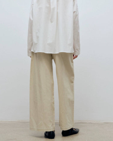 Stylish and Comfortable Ramie-Cotton Straight Pants