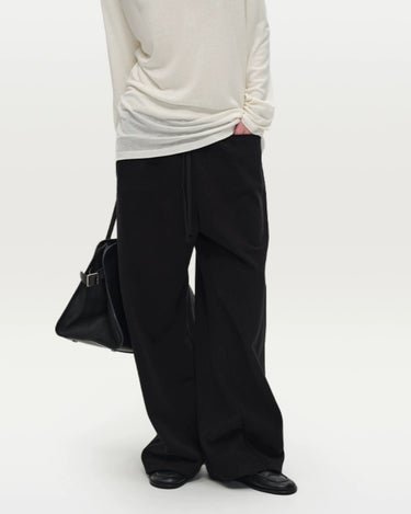 Cotton Blend Fleece Sweat Pants | Cozy Drawstring Comfort