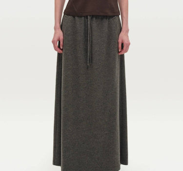 Tencel Wool Blend Straight Skirt | Elegant & Comfortable