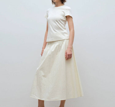 Flattering A-Line Skirt with Unique Waist Design