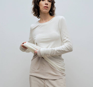 Premium Tencel Wool Blend Crew Neck Base Layer