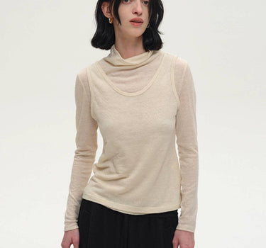 Two-Piece Wool Top | Versatile & Stylish