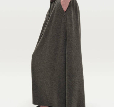 Tencel Wool Blend Straight Skirt | Elegant & Comfortable