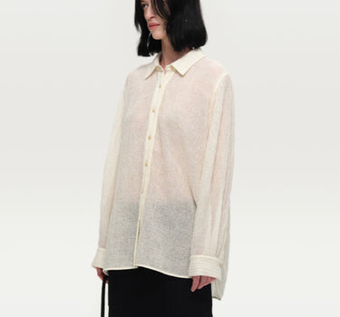 Wool Textured Shirt | Sophisticated Warmth