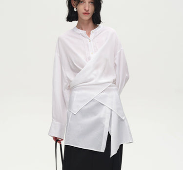 Sustainable Style: Wool Blend Long Sleeve Top