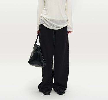 Cotton Blend Fleece Sweat Pants | Cozy Drawstring Comfort