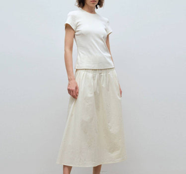 Flattering A-Line Skirt with Unique Waist Design