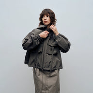 Versatile Drawstring Hooded Jacket for Everyday Wear