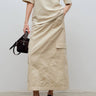 The Loose Silhouette Pocket Design Skirt